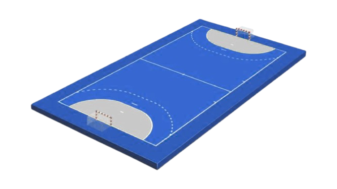 Handball court plan
