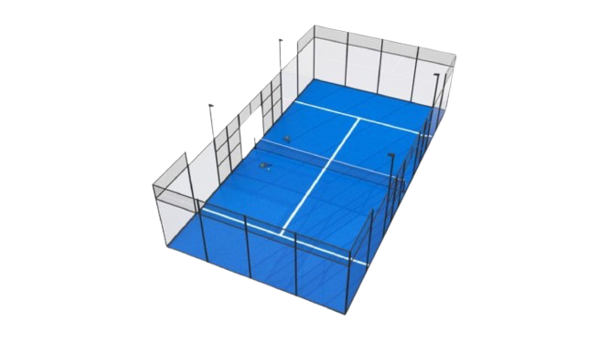 Padel court plan