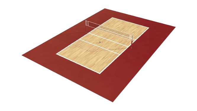 Volleyball court plan